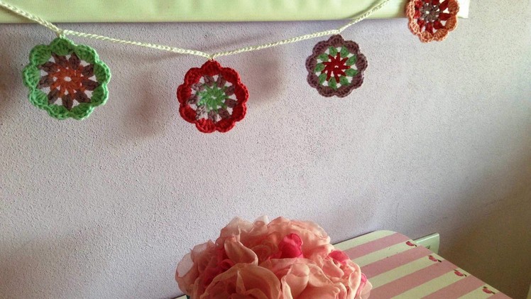 Create a Crochet Flower Garland - DIY Crafts - Guidecentral