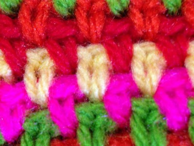 Crochet a Multicolor Granite Stitch - DIY Crafts - Guidecentral