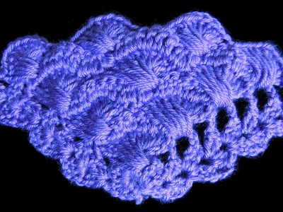 Crochet : Abanico Cruzado en "V"
