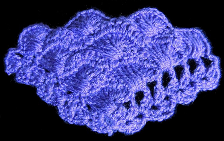 Crochet : Abanico Cruzado en "V"