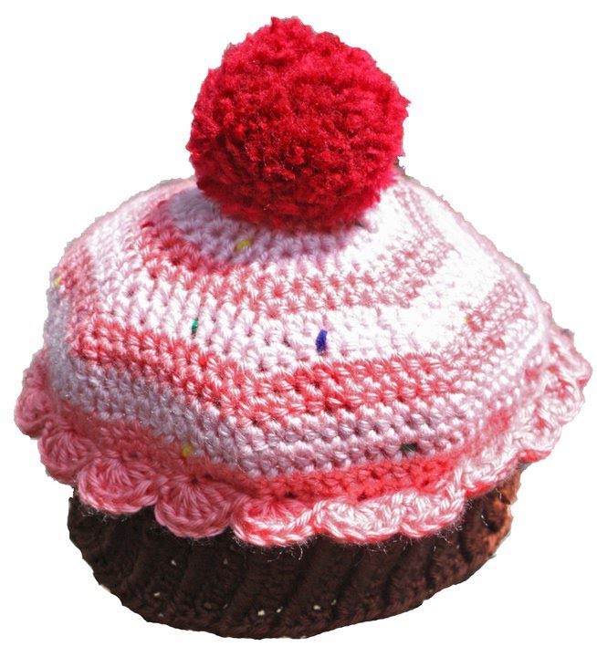 Crochet Premmie to Adult Size Cupcake Beanie Part 3 of 3