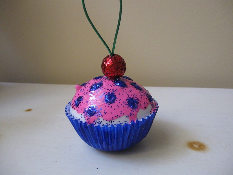 Cupcake Ornament Craft Tutorial