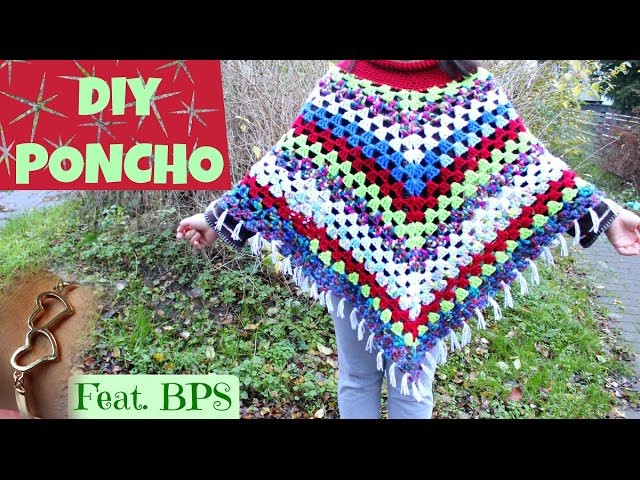 DIY crochet poncho inspired by bobwilson123