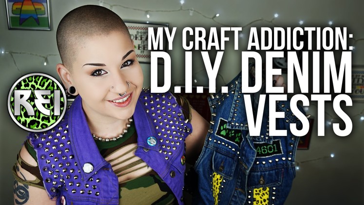 DIY Denim Vests | MY CRAFT ADDICTION