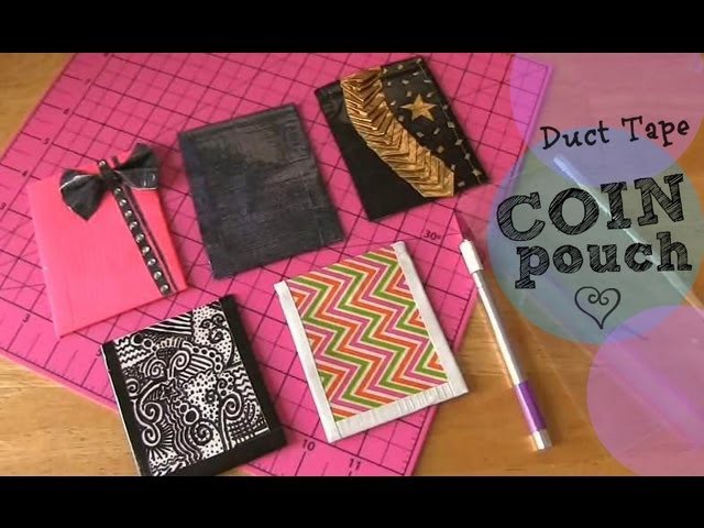 DIY: Duct Tape Coin Pouch