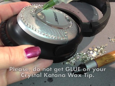 DIY Headphones-CrystalKatana How to Bling with e6000 Glue