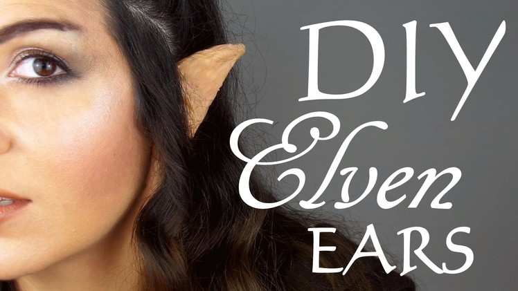 DIY: How to make Elven.Elf Ears