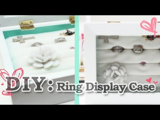 DIY: Ring Display Case