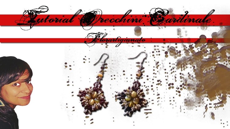 DIY: TUTORIAL ORECCHINI ''CARDINALE''