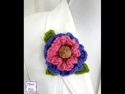 Episode 200: How to Crochet the Layered Ruffle Flower