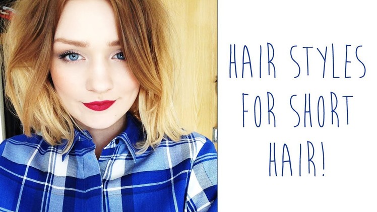 Hair styles for SHORT HAIR | tinytwisst