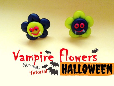 Halloween DIY: Vampire Flowers Earrings  ✿ Fiori Vampiro - Jewerly Tutorial