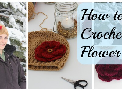 How to Crochet a Detachable Flower |HD|
