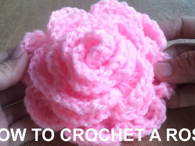 How to crochet a rose
