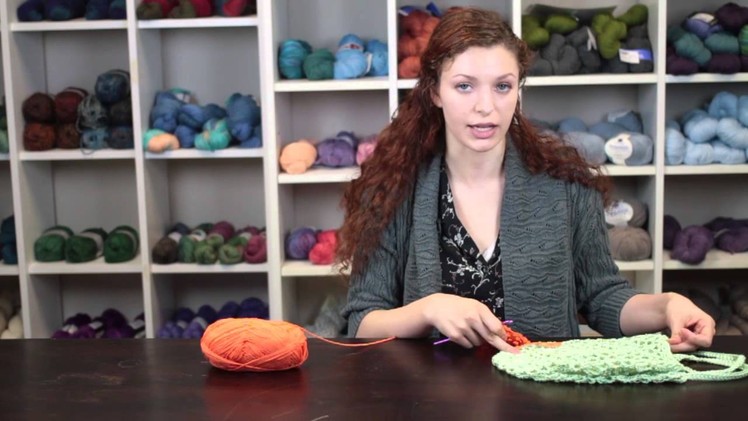 How to Crochet a Sack Bag : Crochet Tips & Techniques