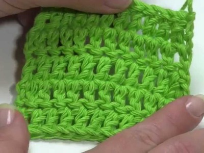 How to Crochet: Center Double Crochet (Left Handed)