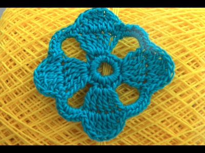 How To Crochet Flower Motif pattern #20