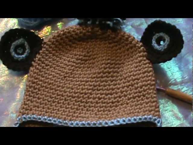 How to Crochet my "Monkey Critter Beanie"  (Video 8- Final)