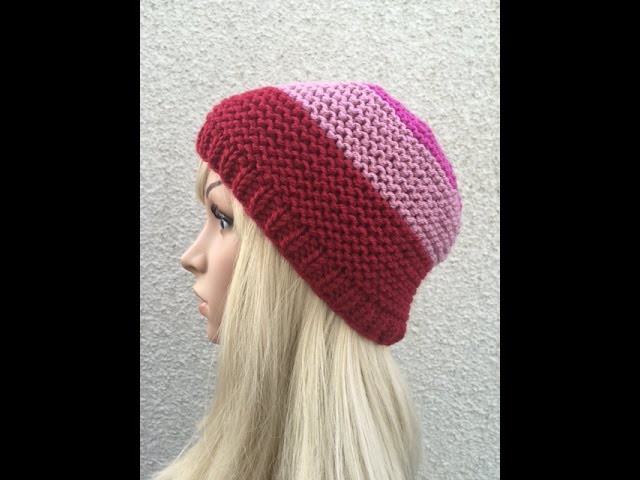 How to Knit a Beanie Hat Pattern #12  │ by ThePatterfamily