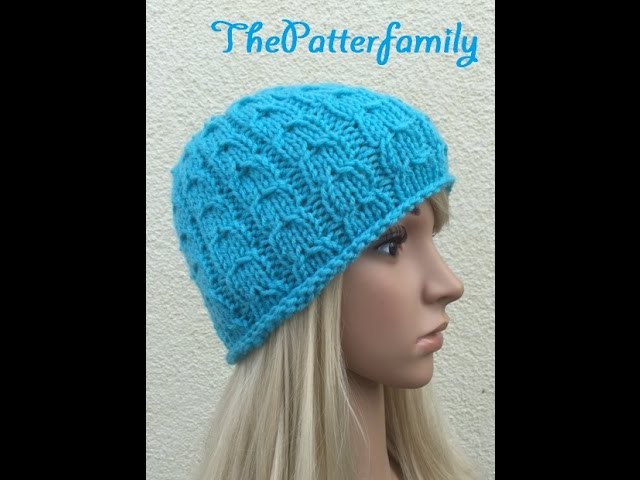 How to Knit a Cable Beanie Hat Pattern #22 │ by ThePatterfamily