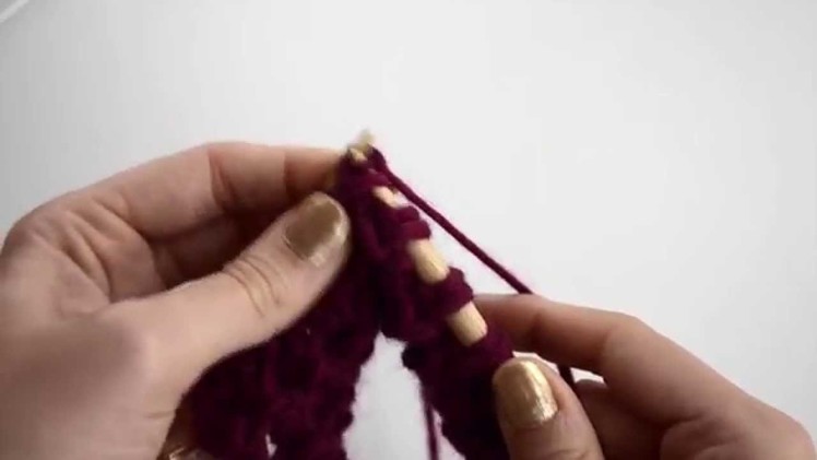 How to knit a fishnet stitch | We Are Knitters
