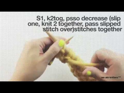 How to knit decreases II | We Are Knitters