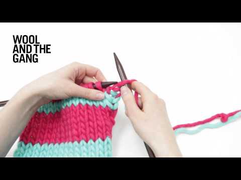 How to knit stripes