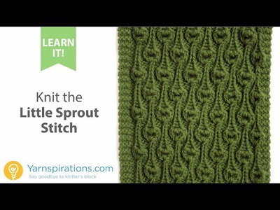 How To Knit the Little Sprout Stitch