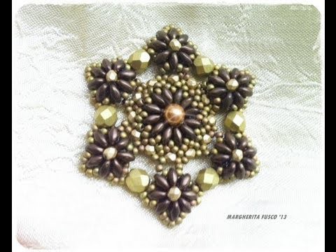 How to make a pendant with superduo beads beads tutorial