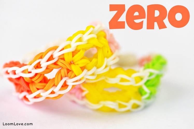 How to Make a Rainbow Loom Zero Bracelet
