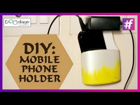 How To Make Mobile Phone Holder | DIY Tutorial