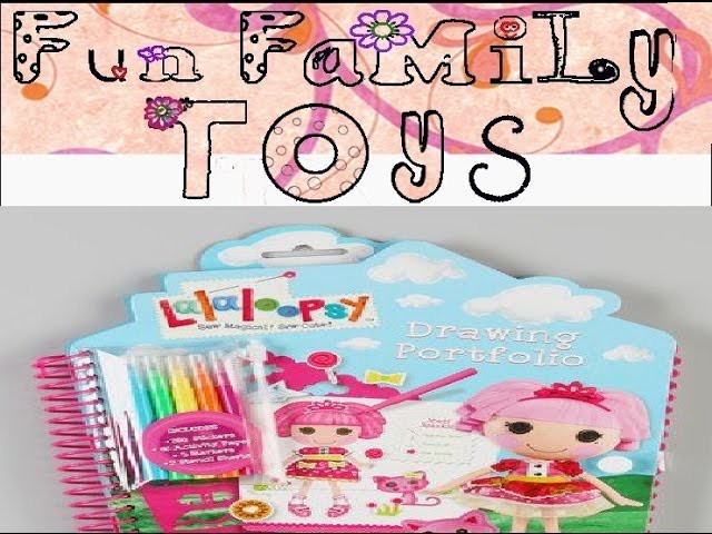 Lalaloopsy drawing portfolio DIY Mommy Daughter Craft Session tutorial do it yourself