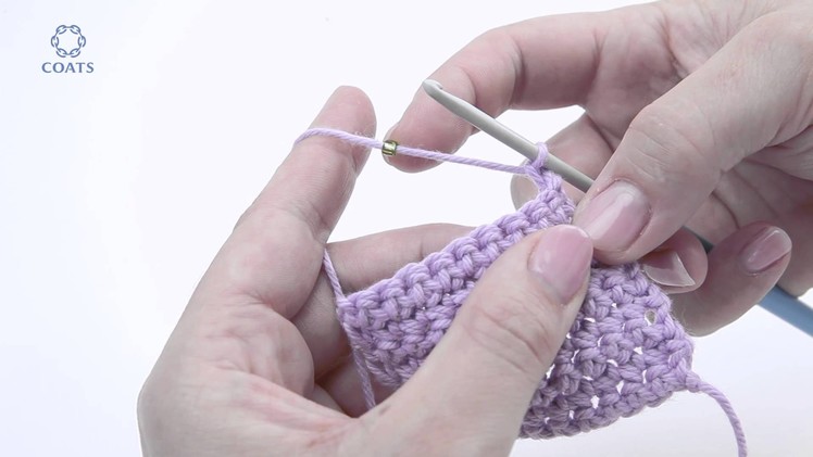 Learn How To Crochet Working Bead into a Double Crochet Fabric