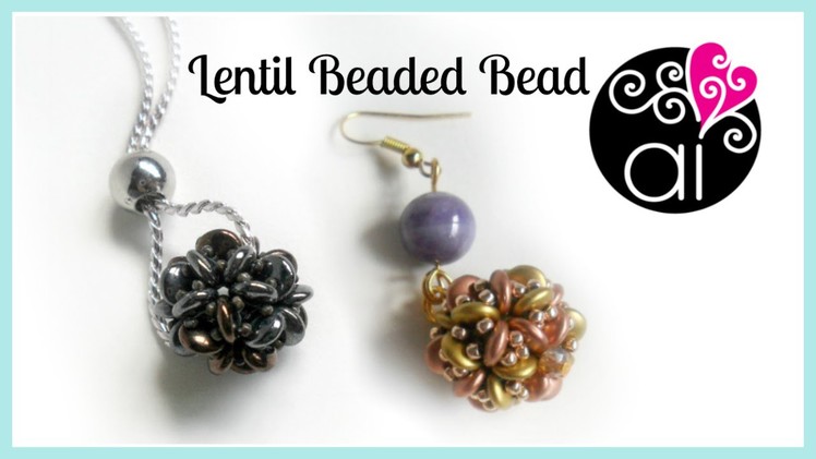 Lentil Beaded Bead DIY | Tutorial Perline | Lentil Beads & Rocailles