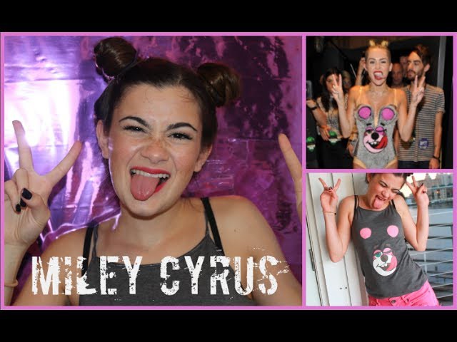 Miley Cyrus VMA Tutorial - Hair, Makeup, and DIY Costume!