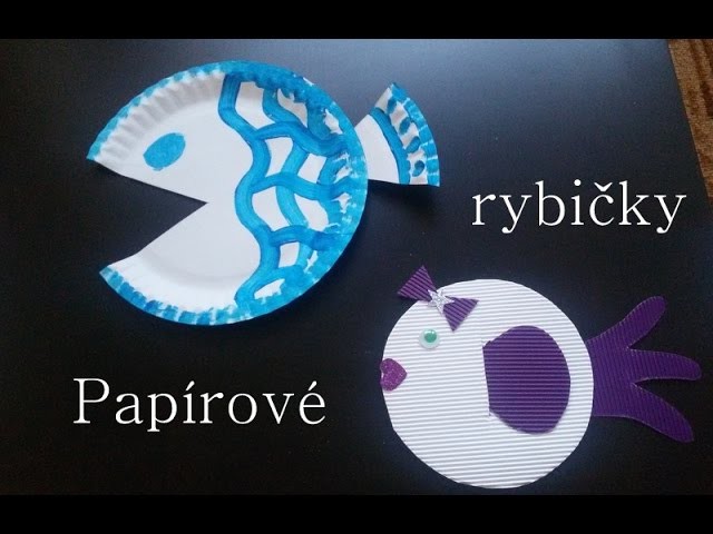 Papírové rybičky DIY Tutorial