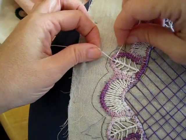 Round doily part 2: Filling for a leaf in RPL