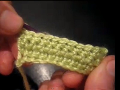 Столбики без накида Вязание крючком Урок 2  Sc Crochet