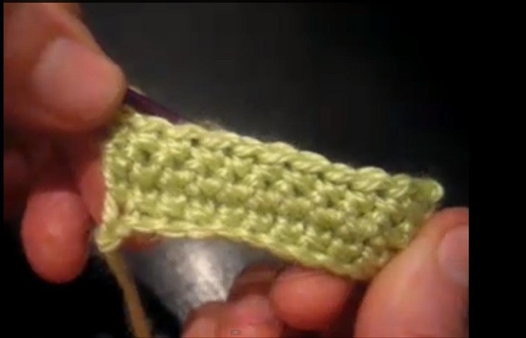 Столбики без накида Вязание крючком Урок 2  Sc Crochet