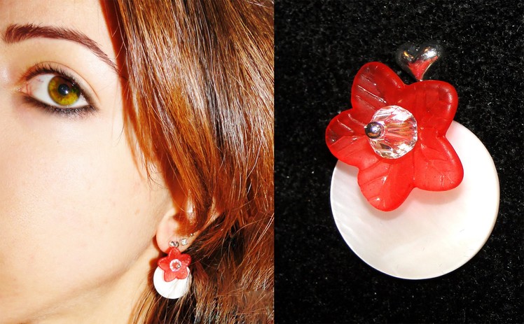 Tutorial 47 • DIY: orecchini moon flower
