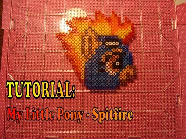 TUTORIAL: Spitfire My Little Pony FIM - Perler Beads DIY
