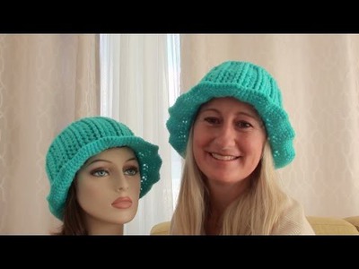 Vera Crochet Ribbed Hat - Crochet Ribbed Hat