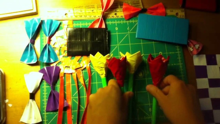 All my duct tape crafts