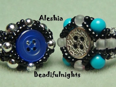 Beaded Button Ring Tutorial
