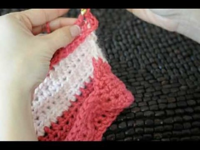 Crochet Dog Sweater - Bijou's Candy Stripe Coat #5