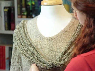 Display Ideas for a Knitted Scarf : Knitting Tips & Techniques