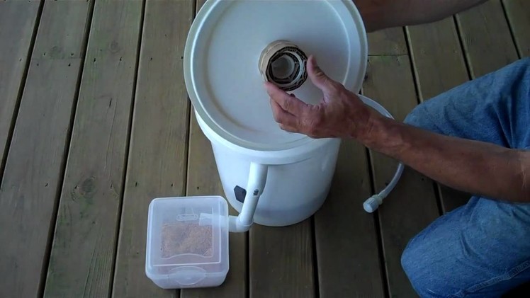DIY black soldier fly bucket composter - part 1