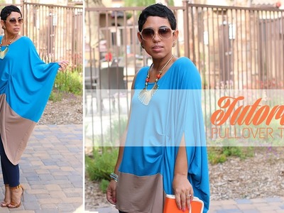 DIY Color Blocked Pullover Top Sew Along