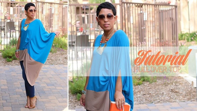 DIY Color Blocked Pullover Top Sew Along