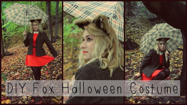 DIY Fox Halloween Costume (Makeup, Hair, Outfit, Ears & Tail) ☾